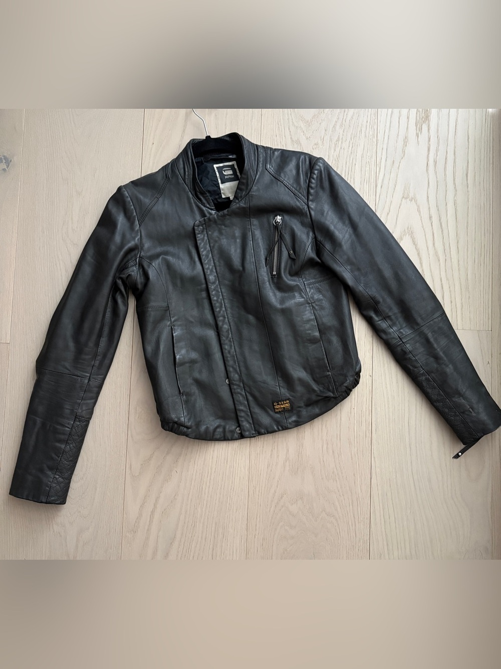 G-Star Black Leather Jacket